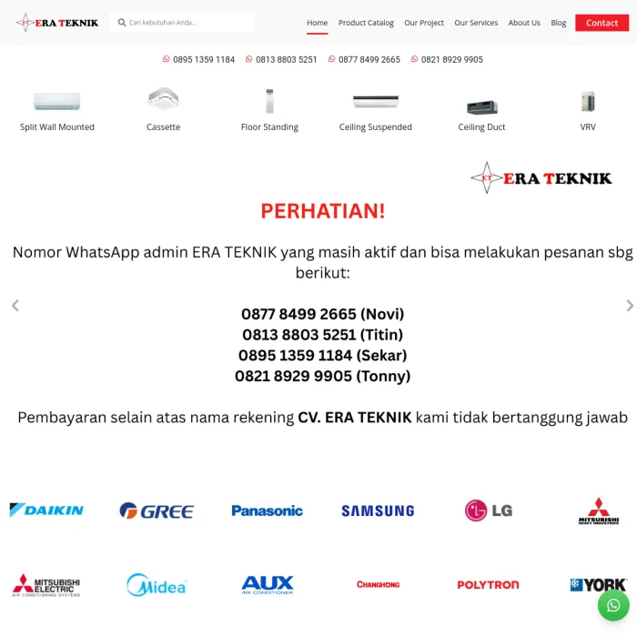 Erateknik.com 8 11Zon - Raja Web - Jasa Websitenya Para Raja