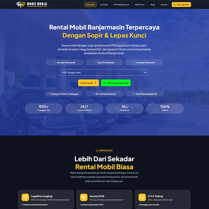 Manismanjarentcar - Raja Web - Jasa Websitenya Para Raja